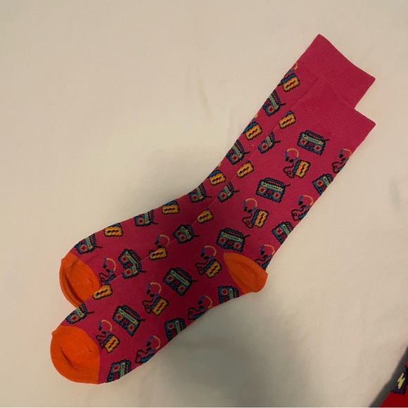 Colorful Robot Patterned Socks Set - Picture 2 of 9